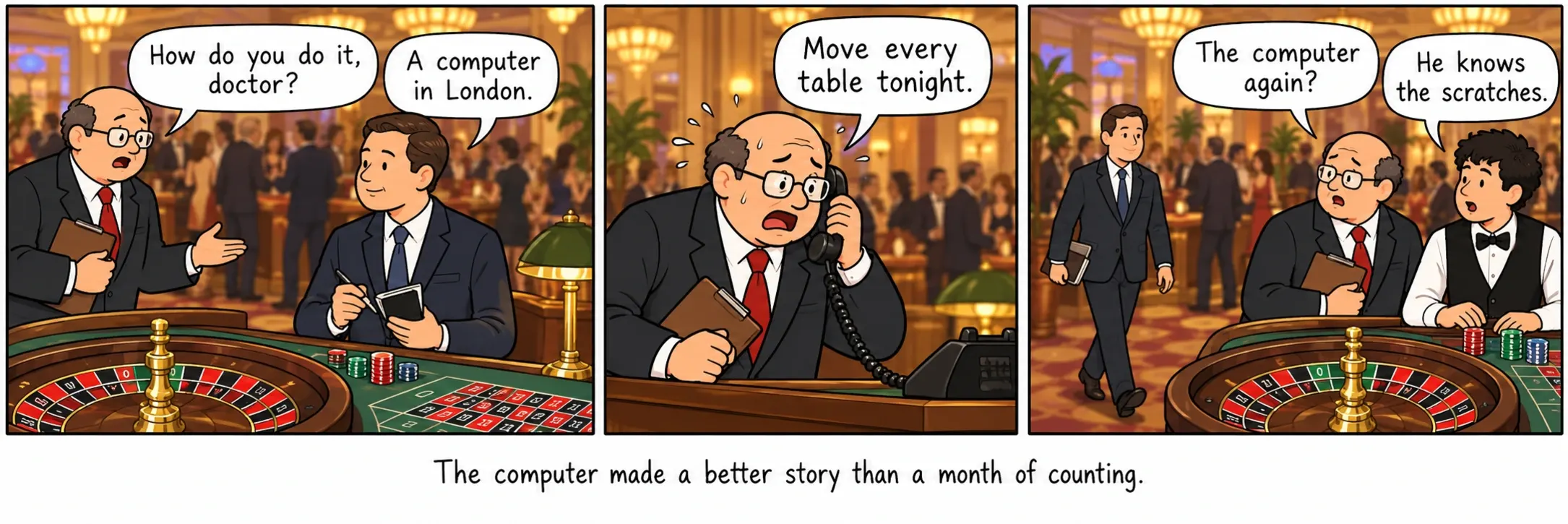 Mas magandang kuwento ang computer kaysa isang buwang pagbibilang.