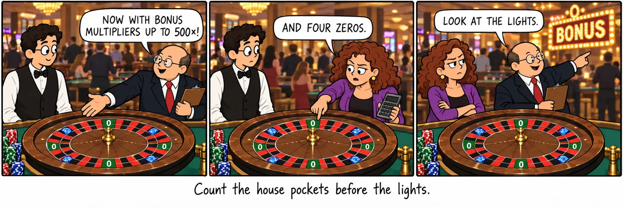 Bilangin ang mga bulsa ng casino bago ang mga ilaw.